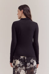 DANIELA MOCK NECK TOP