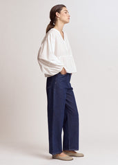 CHLOE BALLOON SLEEVE BLOUSE