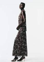 ARIA HALTER MAXI DRESS