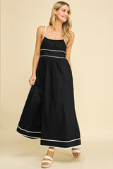 LAURA CONTRAST MAXI DRESS