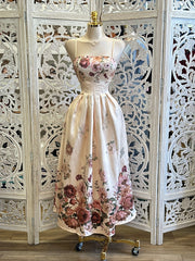 Cami Floral Midi Dress -Estira, Stretchy