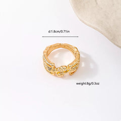 Halloween Skull Alloy Ring