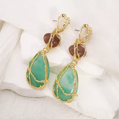 18K Gold-Plated Teardrop Earrings