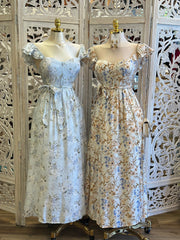 Floral Maxi Dress -Stretchy, Estira