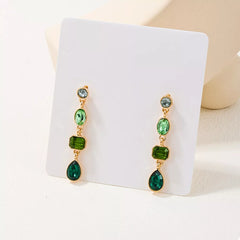18K Gold-Plated Drop Earrings