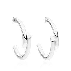 Chunky C-Hoop Earrings