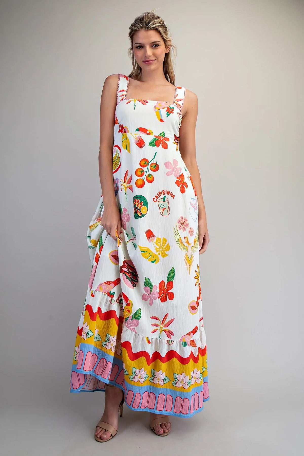 The Bianca Tropical Maxi Dress