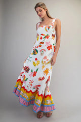 The Bianca Tropical Maxi Dress