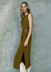 ELLIE OLIVE MIDI DRESS