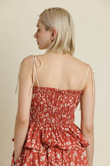 AMAYA FLORAL PRINTED TOP