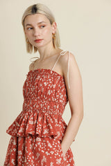 AMAYA FLORAL PRINTED TOP
