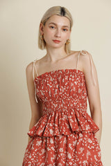 AMAYA FLORAL PRINTED TOP