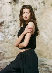MASHA CASHMERE VEST TOP