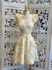 Brushed Sunshine Mini Dress -Slightly Stretchy, Estira Poco