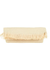 ALAINA STRAW CLUTCH
