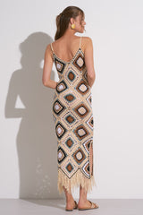 Aleki Crochet Maxi Natural Multi
