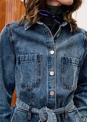 VERBANA BLUE DENIM JUMPSUIT