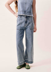 SAPHIRA WIDE-LEG JEANS