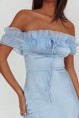 Summerfield Off-Shoulder Maxi Dress Blue
