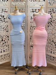 Boat Neck Mini Ruffle Shell Dress- Slightly Stretchy, Estira Poco