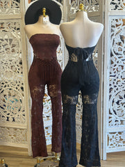 Camilla Lace  Set-No Estira, Not Stretchy