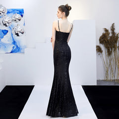 Emma sequined Formal slit dress