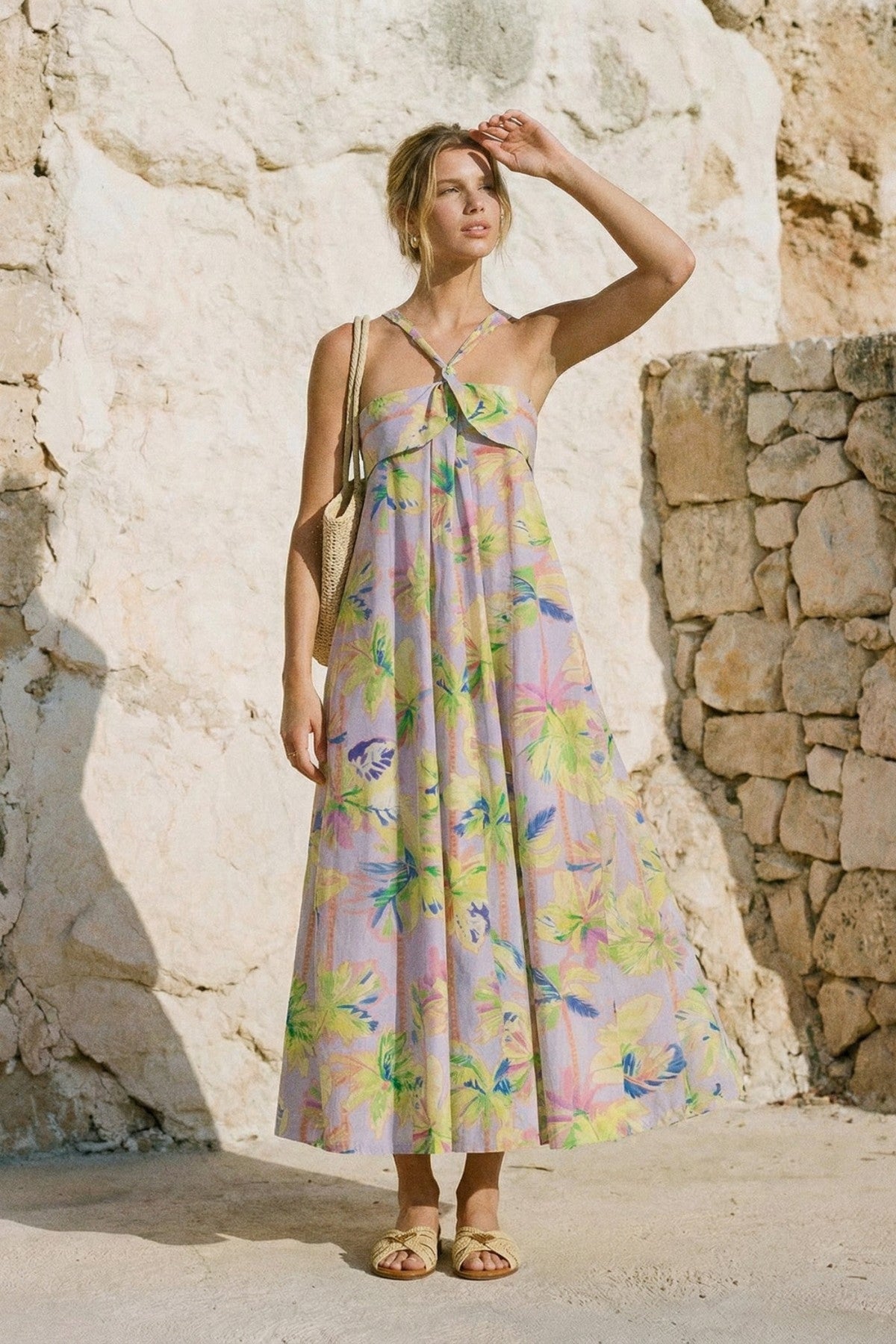 SADIE HALTER MAXI DRESS