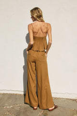 DARCY SLEEVELESS FLARED TOP