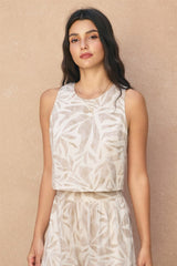 CECE TIE BACK TOP