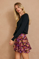 EVELYN KNIT CROPPED CARDIGAN