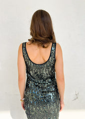 OLIVIA SLEEVELESS SEQUIN TOP