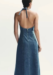 LUNA DENIM MAXI DRESS