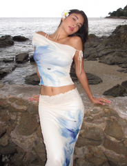 LILLIAN TOP - WHITE : CREAM : FLORAL