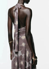 LINA HALTER MAXI DRESS