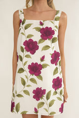 That Lady Bow Back Mini Dress Allegra Floral
