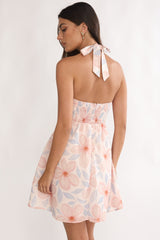 Paulette Halterneck Sun Dress Floral
