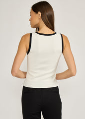 ANDY RIBBED TANK TOP