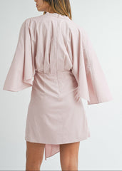 DAKOTA DRAPED MINI DRESS