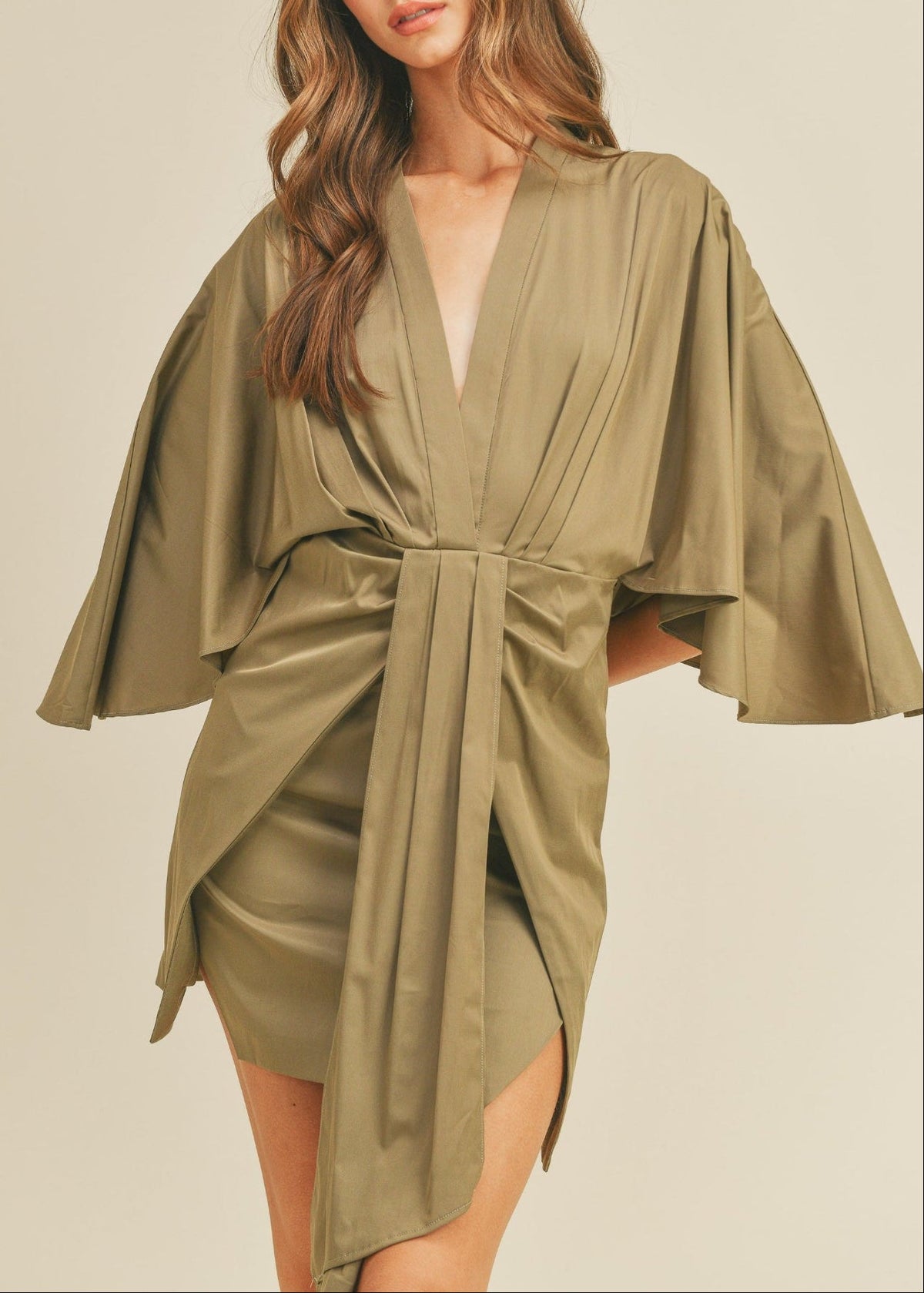 DAKOTA DRAPED MINI DRESS