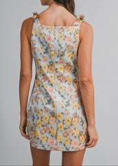 YSABELLE JACQUARD MINI DRESS