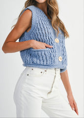 NORA CHUNKY KNIT VEST