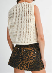 NORA CHUNKY KNIT VEST