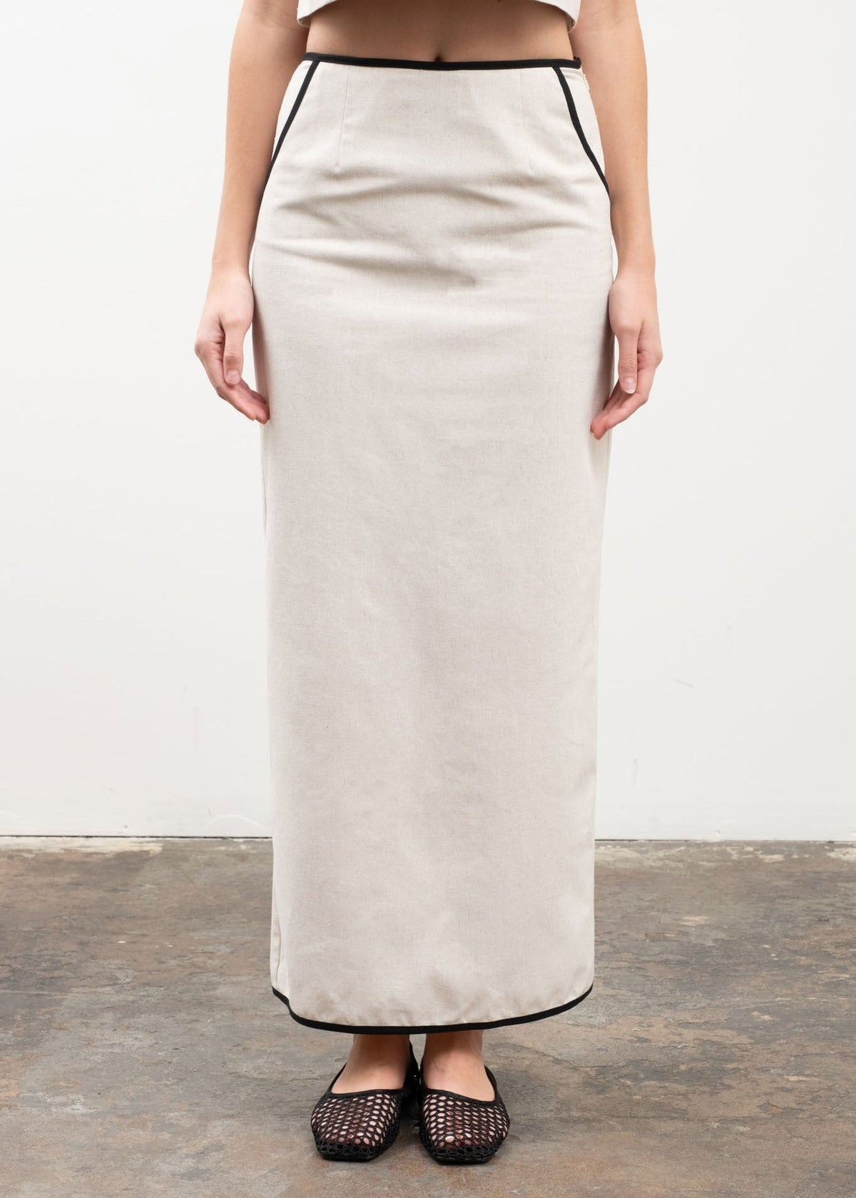 OLIVIA MAXI PENCIL SKIRT