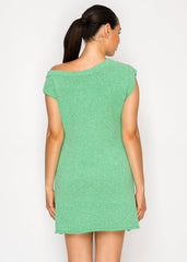 GRACIE GREEN MINI DRESS