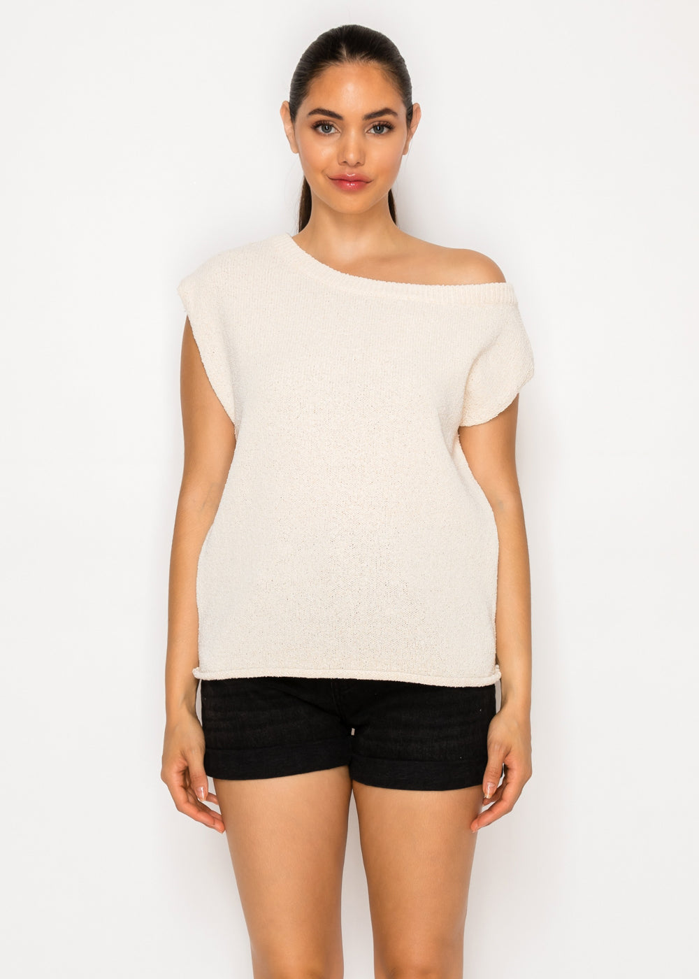 NINA ONE-SHOULDER TOP