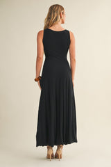 KIMBERLY SLEEVELESS MIDI DRESS