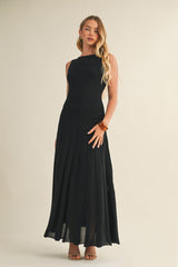 KIMBERLY SLEEVELESS MIDI DRESS