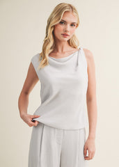 HANNAH TWISTED SHOULDER TOP