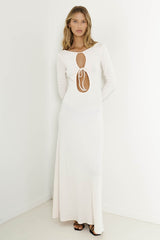 SNDYS Tallulah Maxi Dress White
