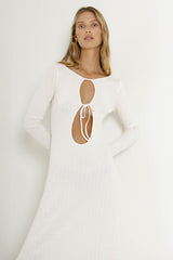 SNDYS Tallulah Maxi Dress White